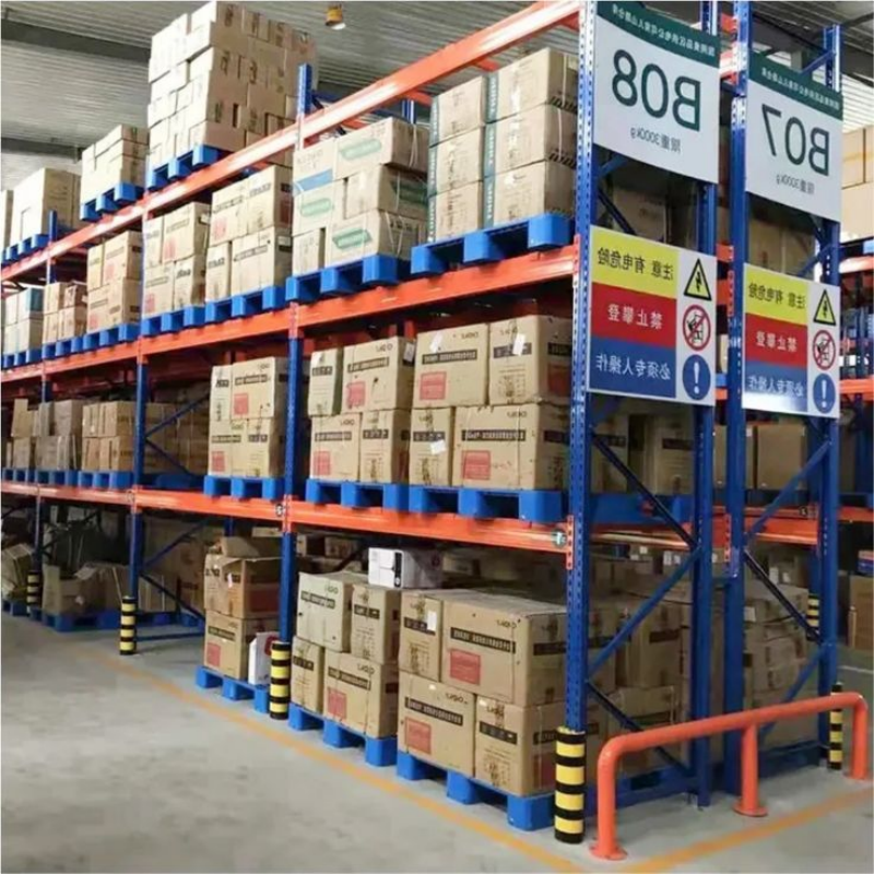 Pallet Racking Storage System | Heavy-Duty Warehouse Shelving Adjustable Steel Racks Corrosion Protection Powder Coated Finish