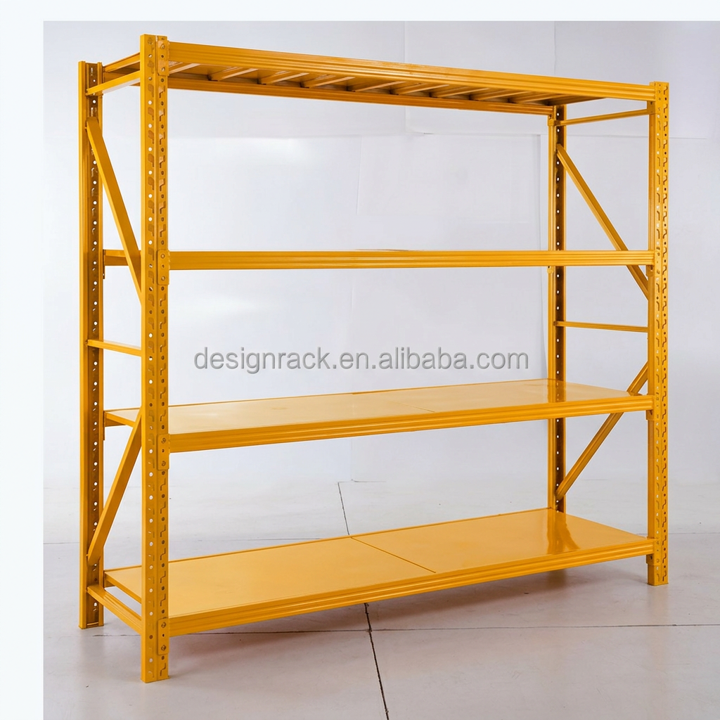Durable Heavy Duty Steel Adjustable Boltless 5-Layer Powder Coated Garage Shelving Storage Rack