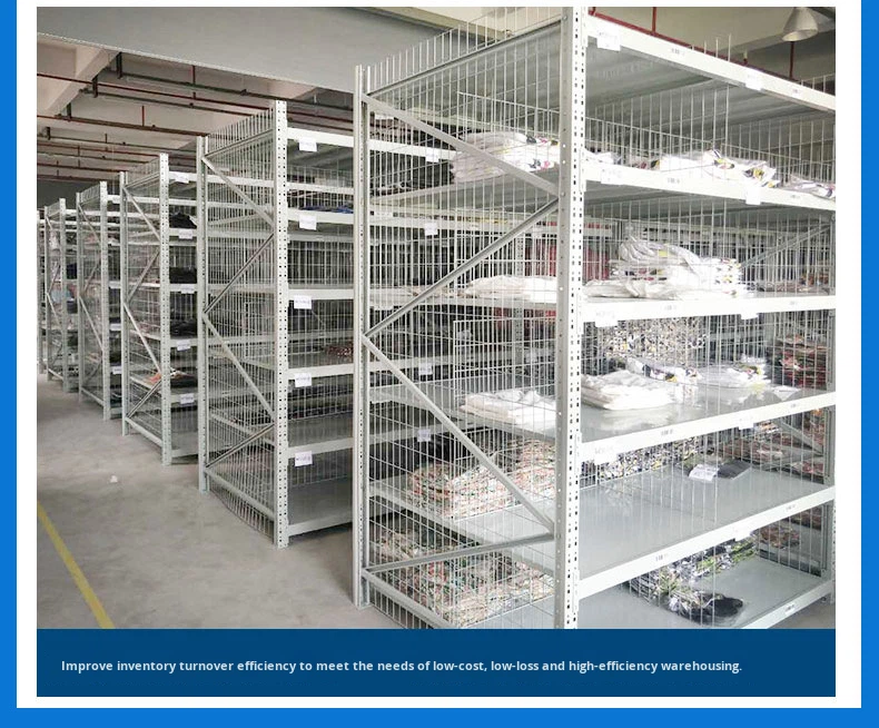 Steel Storage Racks Wholesale Warehouse Storage Shelves Heavy-Duty Multi-Layer Display Racks for Supermarket