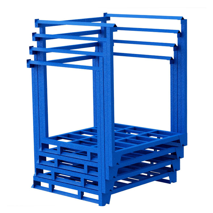 Industrial Warehouse Storage Stacking Nestainer Pallet Rack Warehouse Metal Steel Stacking Racks