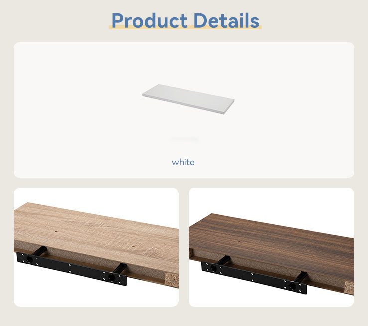 Floating Shelves Product Construction and Features