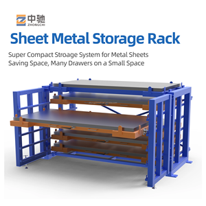 Warehouse Pallet Rack System Heavy Duty Durable Steel Sheet Metal Anti-Rust Drawer Type Storage Industrial Shelving Racking