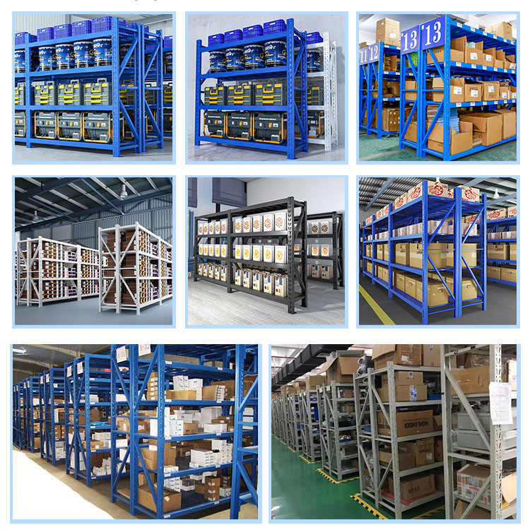2000*600*2000mm Longspan Display Steel Shelving Medium Duty Stacking Racks &amp; Shelves for Garage Storage