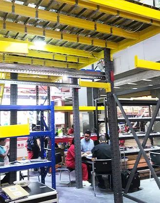 Industrial storage racking exhibition in Mexico City