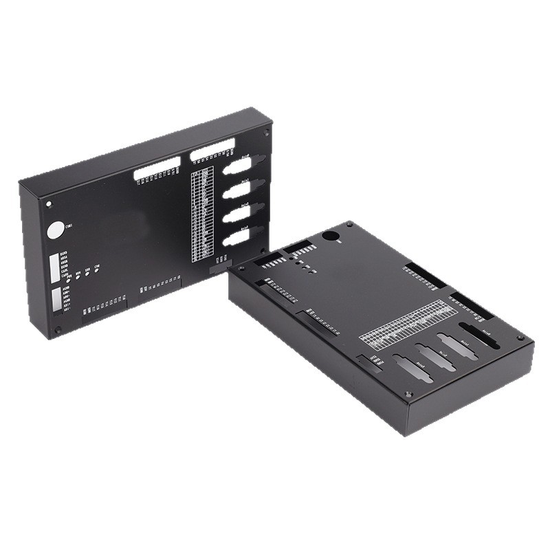304 Stainless Steel Sheet Metal Processing Custom Laser-Cut Bent Enclosures Cabinets Racks With Punched Holes Made In China