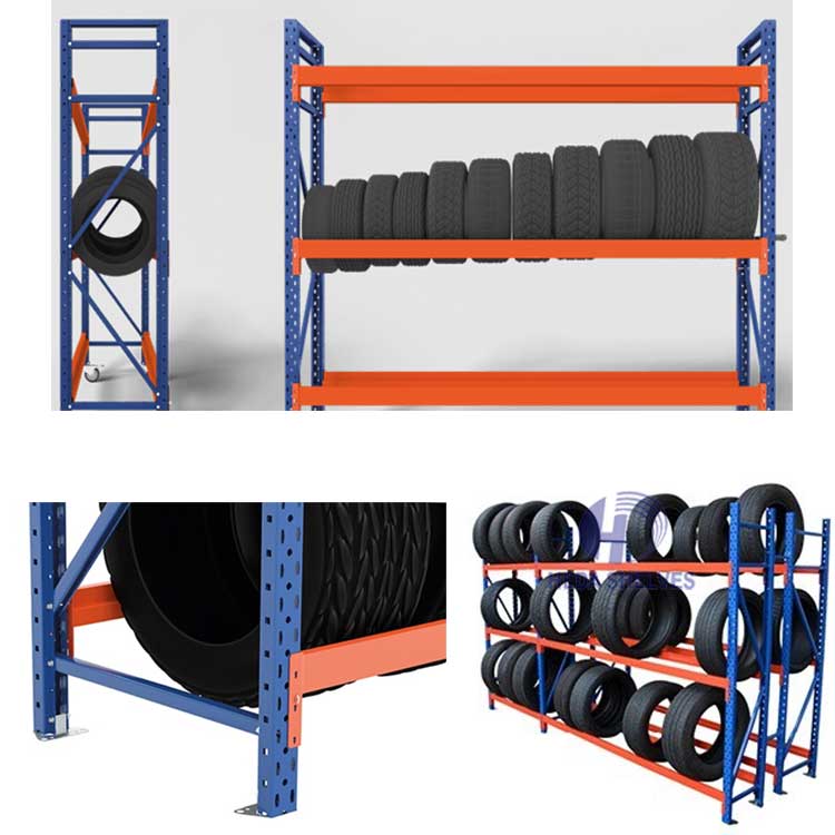 Heavy Duty Racking System Warehouse Storage Tire Pallet Rack Tire Rack for Garage Pallet Shelves