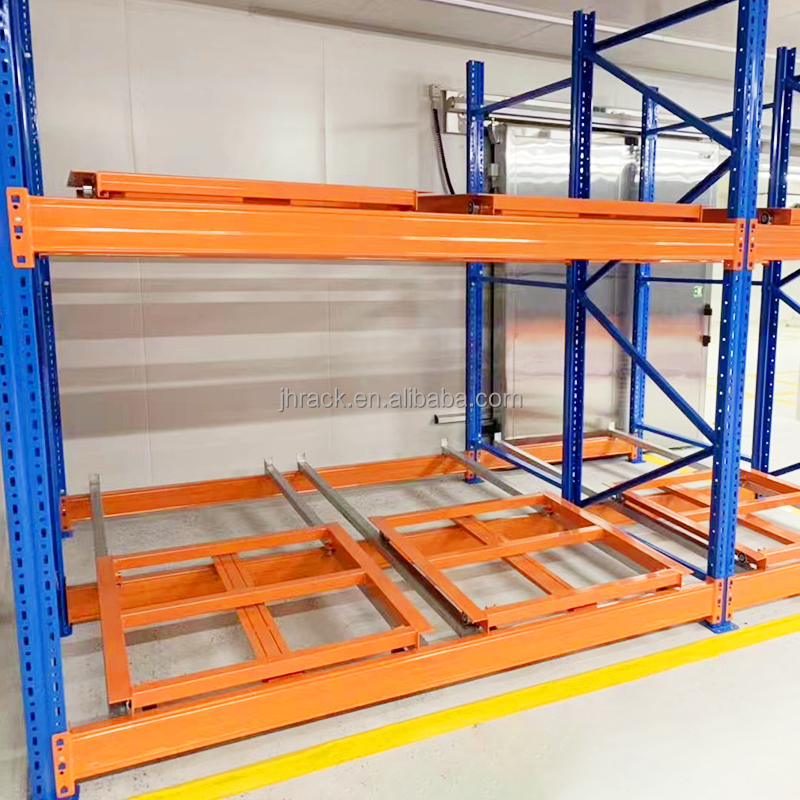 Industrial Push-Back Pallet Racks: Heavy-Duty Steel Storage System for Maximizing Warehouse Space and Efficiency