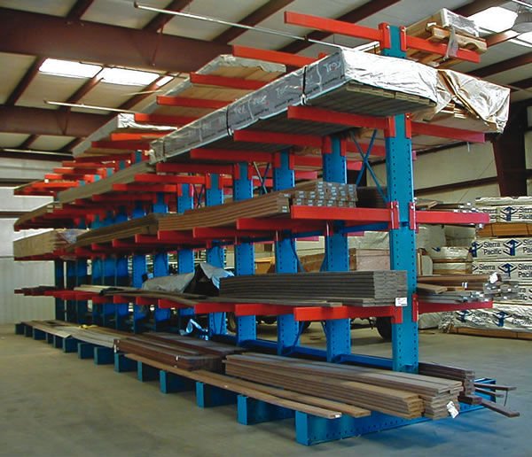 Customized Q235B Steel Structures Cantilever Racks Storage Rack Heavy Duty Cantilever Racks Warehouse Racking