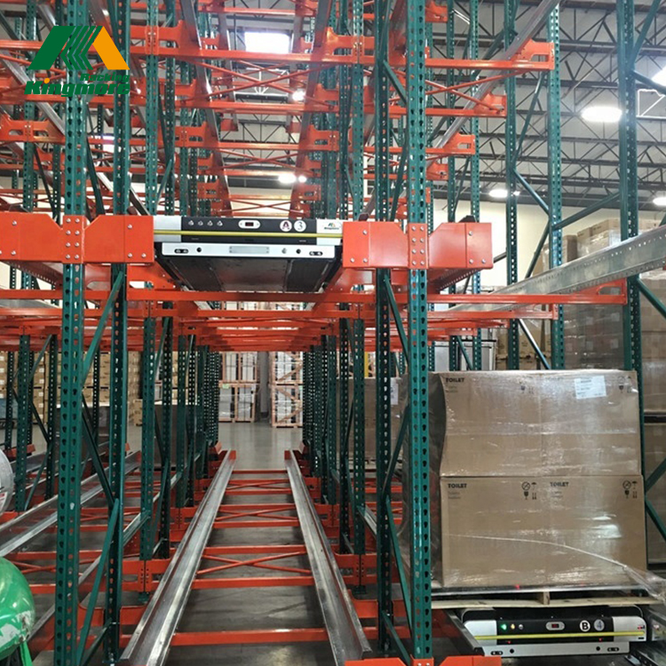Heavy-Duty Steel Warehouse Racks with Automated Radio Shuttle Racking Equipment Movable Pallet System Automatic rack
