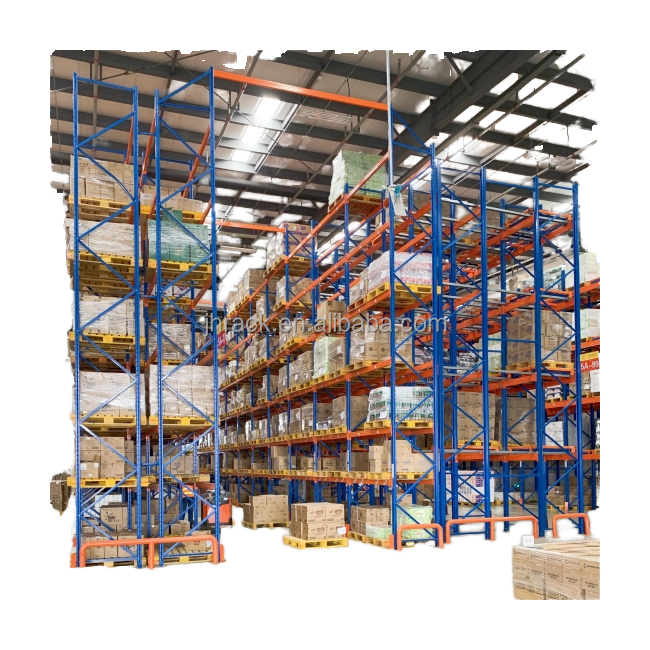 Push-Back Pallet Rack System View 3