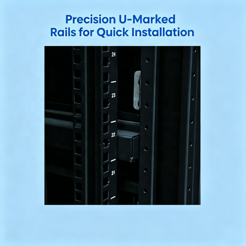 High Quality 19inch Server Rack 22u 27u 32u 37u 42u 47u Indoor Network Cabinet Black OEM/ODM