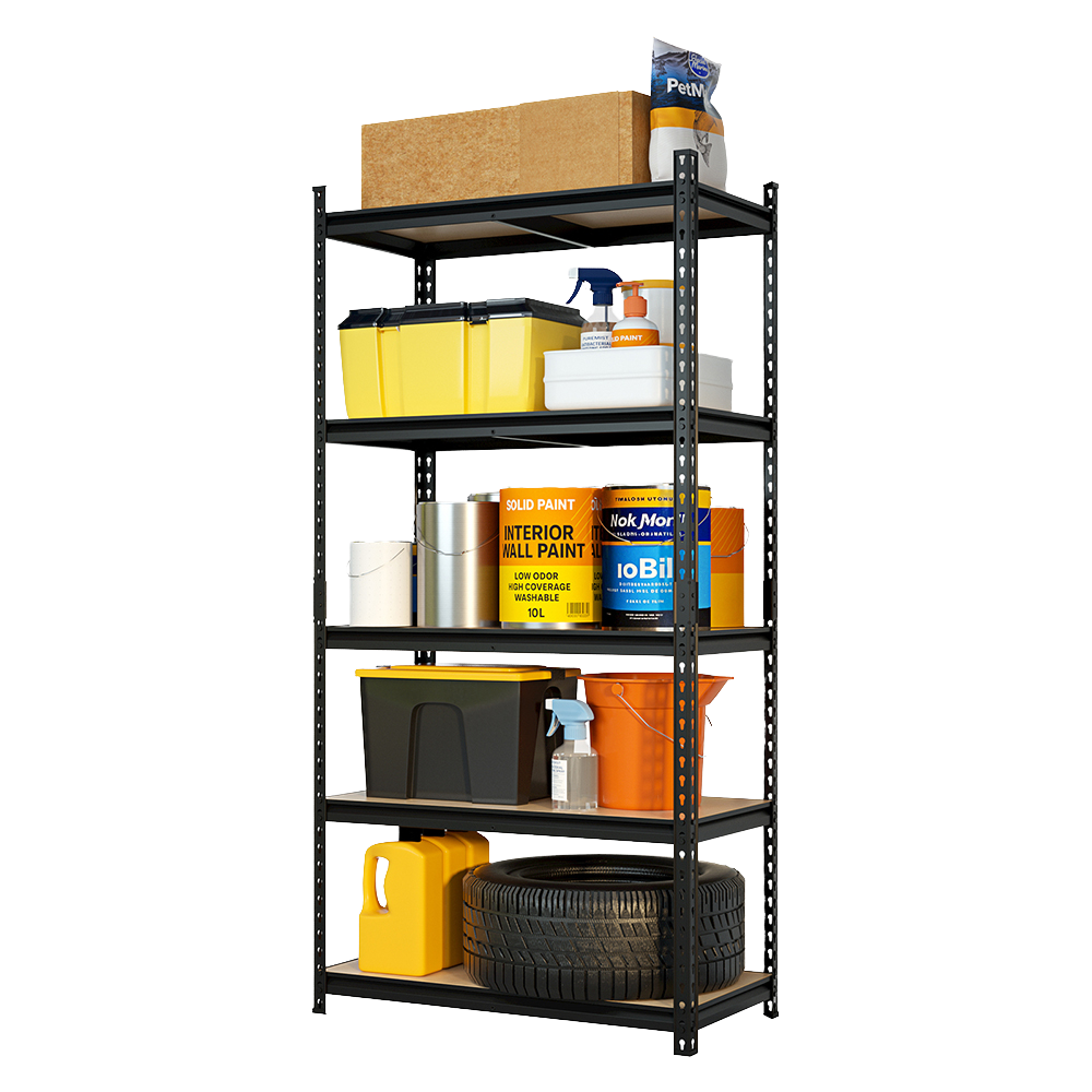 China Factory Steel Boltless Heavy Duty Selective Multi-Layer Storage Shelf Folding Storage Corner Rack Garage Racking Shelves