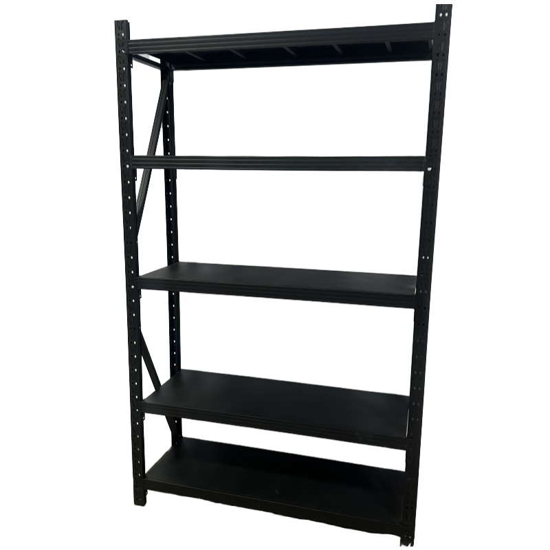 Adjustable Metal Boltless 5-Layer 2000mm Powder Coated Durable Medium Duty Warehouse Storage Rack Units No-Bolt Stacking