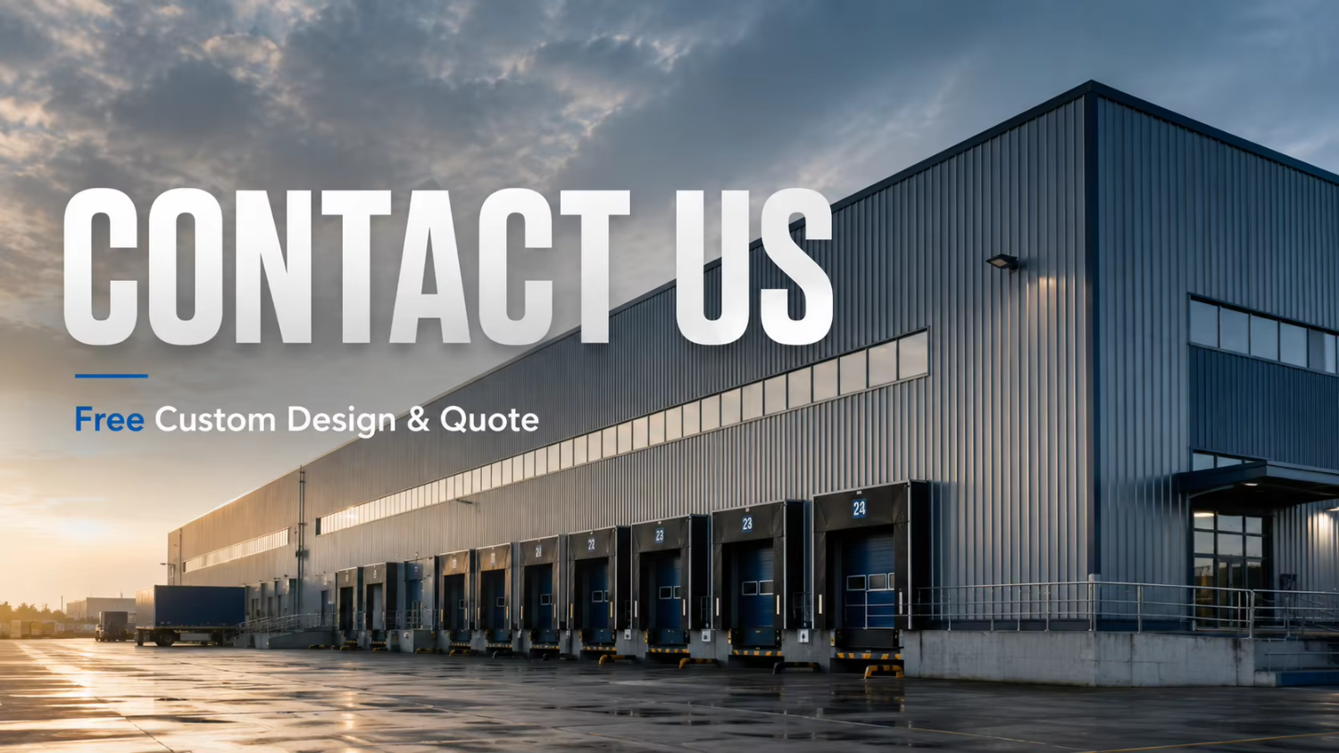 Industrial Steel Warehouse Building Finished Goods Storage Distribution Facility Prefabricated Metal Structure Building