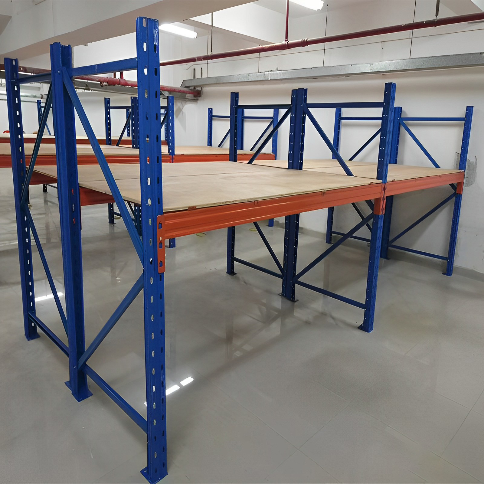 Heavy-Duty Industrial Multi-Layer Steel Shelving System Adjustable Storage Rack for Home Use for Warehouse &amp; Workshop