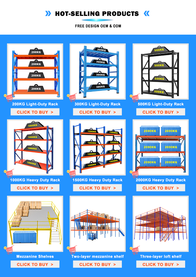 High Quality 500kg Steel Storage Racks 5-Layer Adjustable Pallet Racking Heavy Duty Warehouse Shelf System Factory Hot Sale