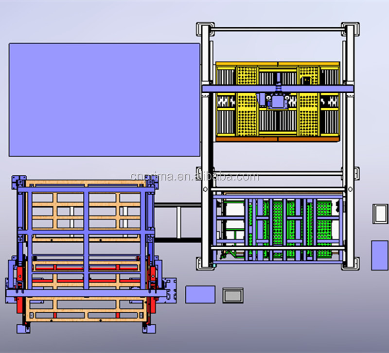 Automatic Pallet Racks Storage Rack for Sheets Metal Laser Cutting Machines