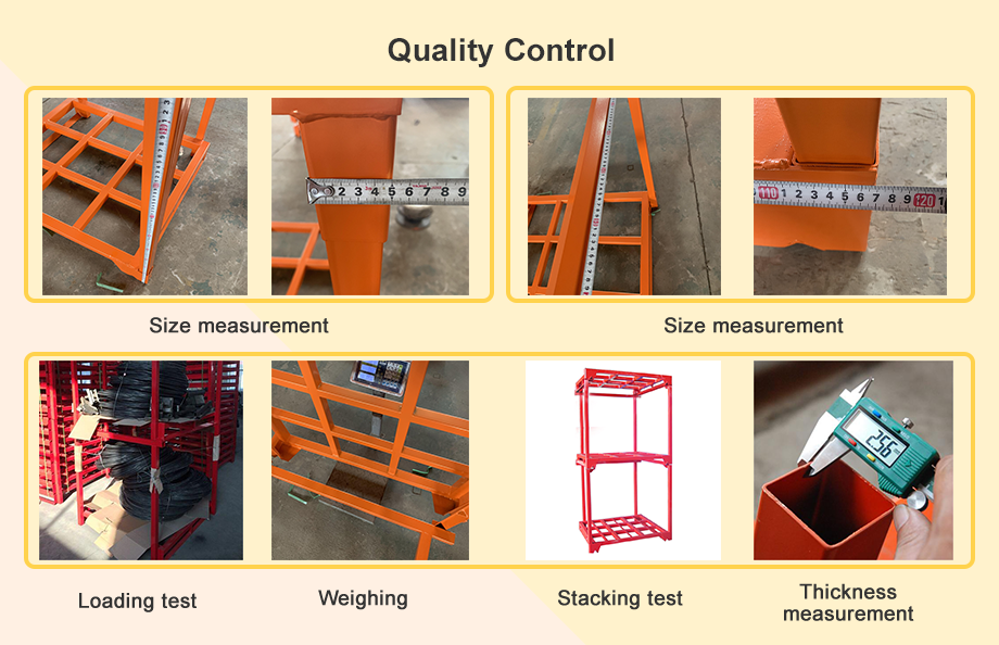 Warehouse Storage Durable Steel Stacking Metal Frame Pallet