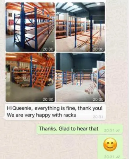 Cold storage client inspecting powder coating quality