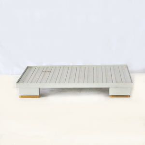 Custom Two-Way Galvanized Steel Metal Pallet Foldable Warehouse Rack