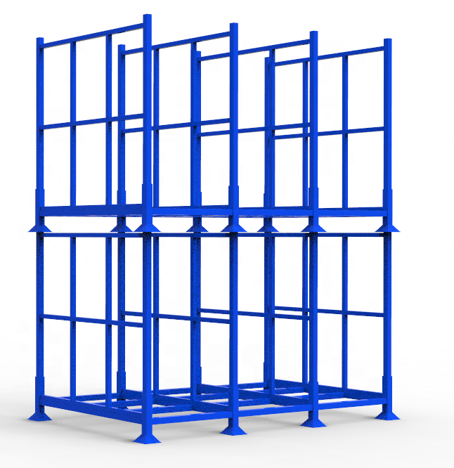 Custom Commercial Stack Metal Pallet Racking Fabric Roll Stacking Shelves Spare Storage Display Storage Rack for Warehouse