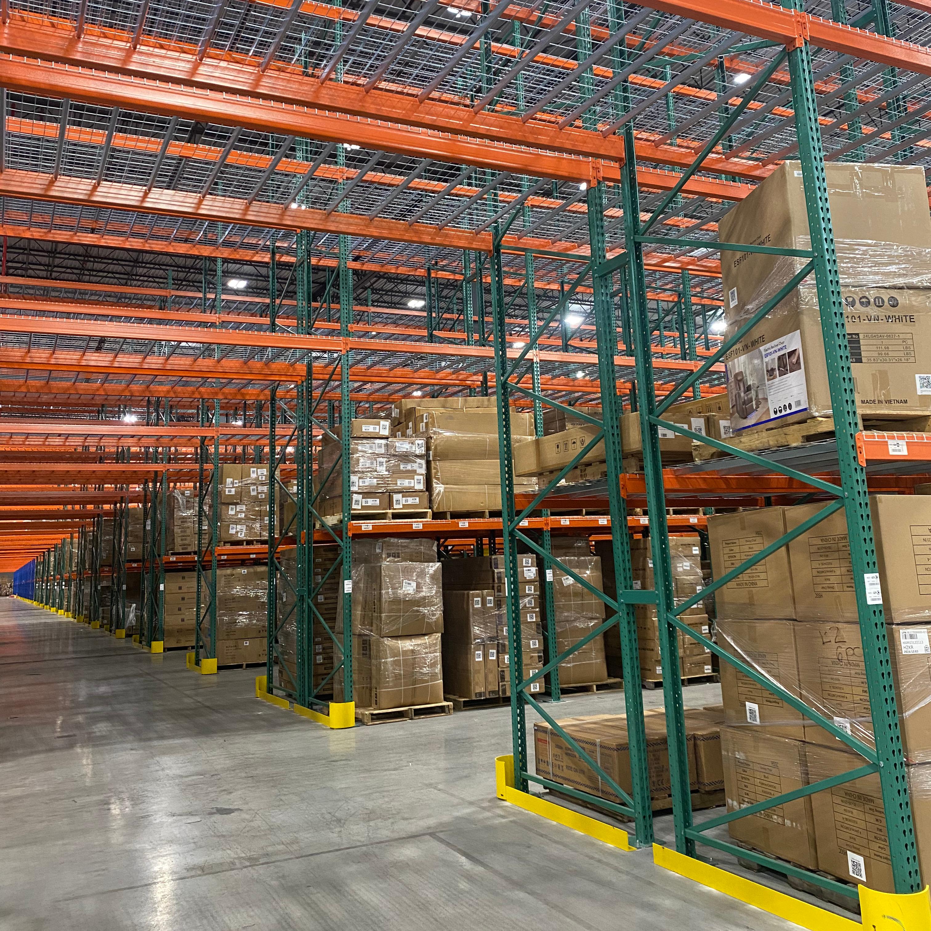 Jracking US Standard Warehouse Shelves Rack Heavy Duty Teardrop Pallet Racking System For Cold Storage Warehouses