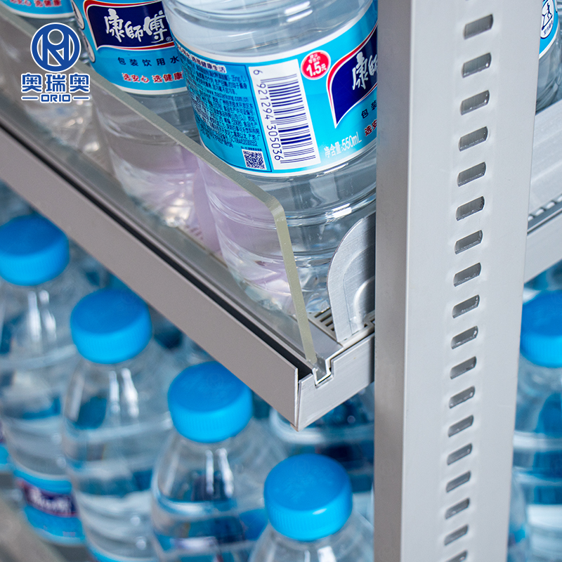 Gravity Flow Rack Rear Replenishment Gravity Roller Shelving System Walk in Cooler Shelf Rack for Cold Room Freezer Shelf