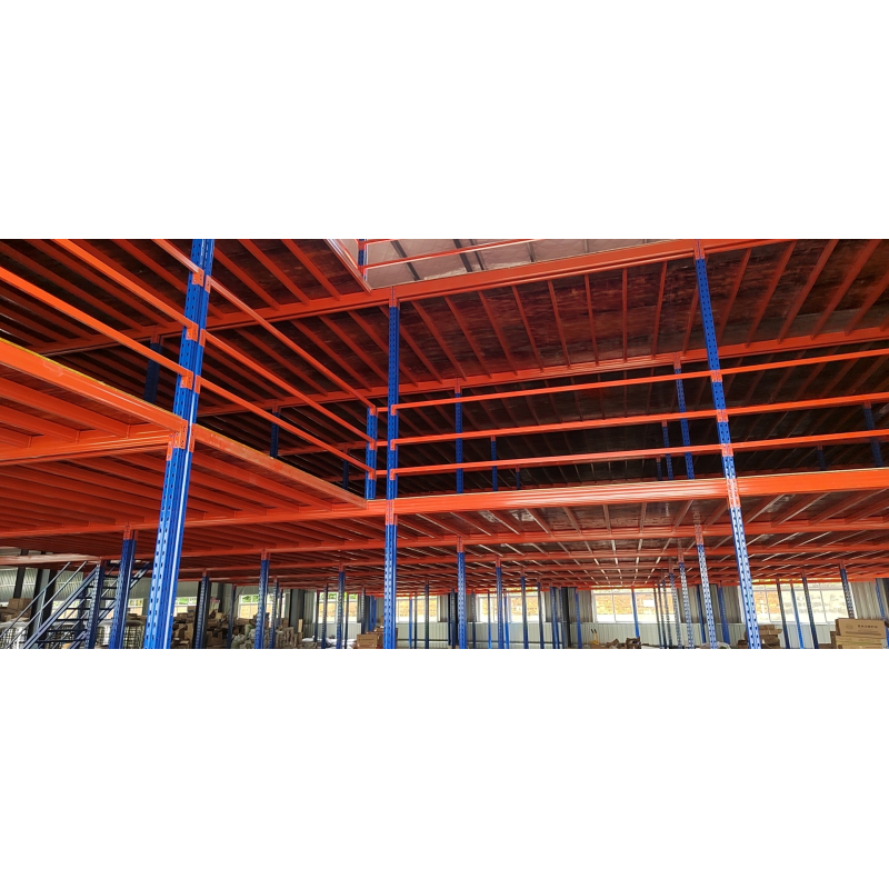 Manufacture Factory Customized Mezzanine Floor Racking Industrial Steel Platform Rack For Warehouse Storage Double Shelf Loft