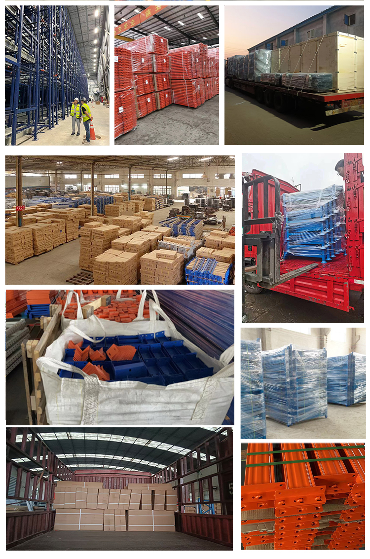 Adjustable Selective Heavy Duty Steel Display Rack Warehouse Racking System Pallet Shelves Storage Racks Corrosion Protection