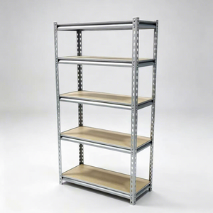 5 Tier Heavy Duty Boltless Storage Rack 150kg with MDF Board