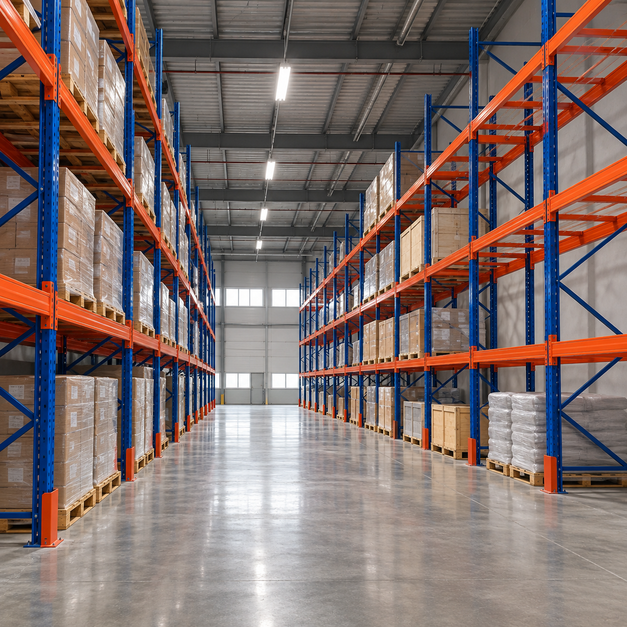 Custom Q235B Steel Pallet Racking System Heavy Duty Pallet Racking System Industrial Racks With 24h CAD Drawing