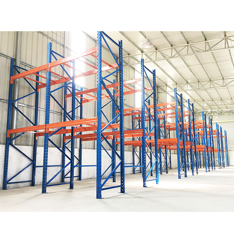 Customized 4 Layers Metal Warehouse Heavy Duty Pallet Shelves Racking Systems Cold Rolled Steel Supermarket Storage Rack