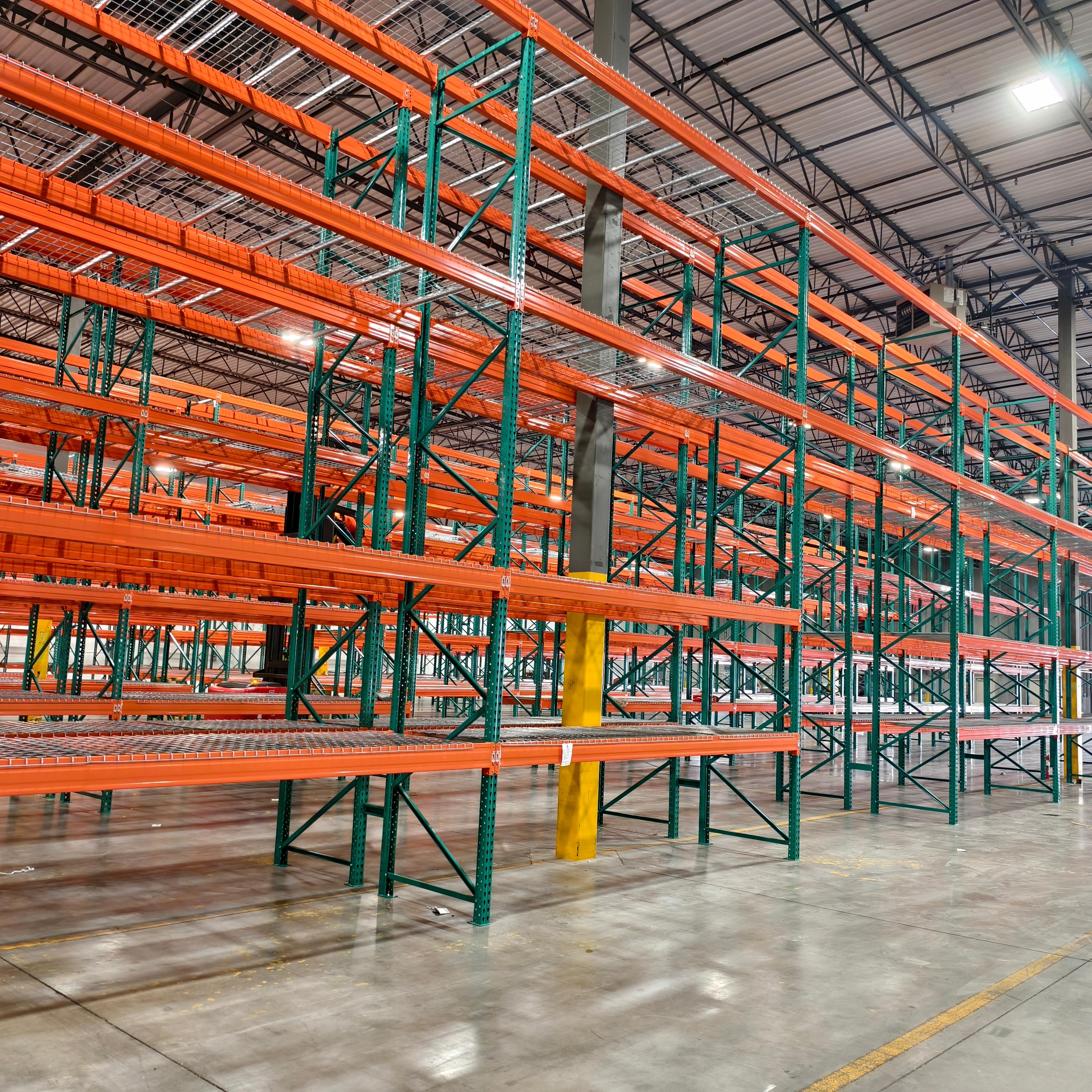 Jracking US Standard Warehouse Shelves Rack Heavy Duty Teardrop Pallet Racking System For Cold Storage Warehouses