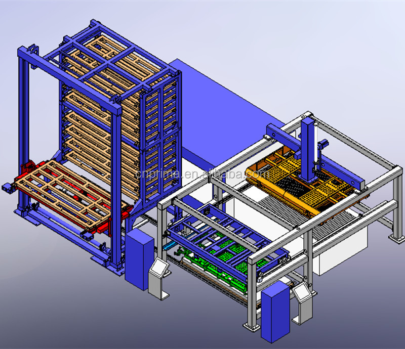 Automatic Pallet Racks Storage Rack for Sheets Metal Laser Cutting Machines