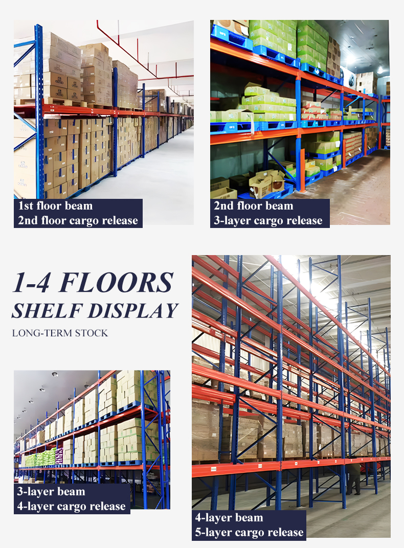 Industrial Pallet Storage Shelf Rack View 1