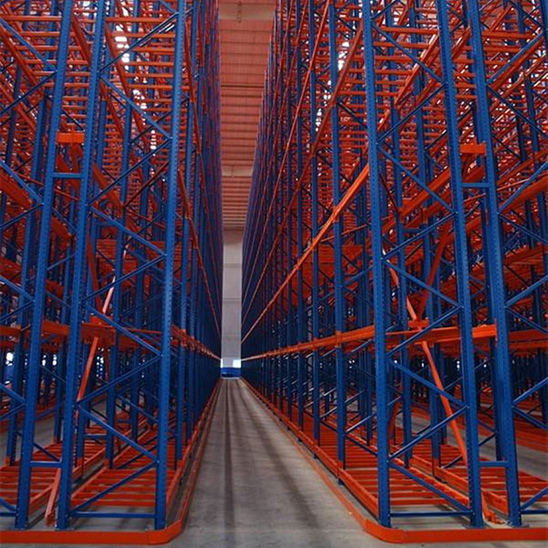 High Density Heavy Duty VNA Pallet Racking for Warehouse Storage Kaku Brand ISO/ Certified 1000-3000kg/layer Capacity