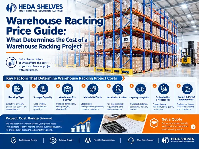 Warehouse racking price and cost guide