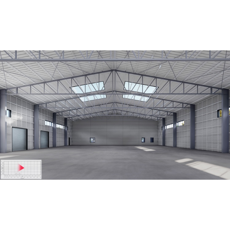 Prefabricated Steel Structure Logistics Warehouse Workshop Industrial Building Steel Structure Warehouse
