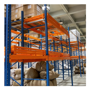 Heavy Duty Steel Push-Back Pallet Rack