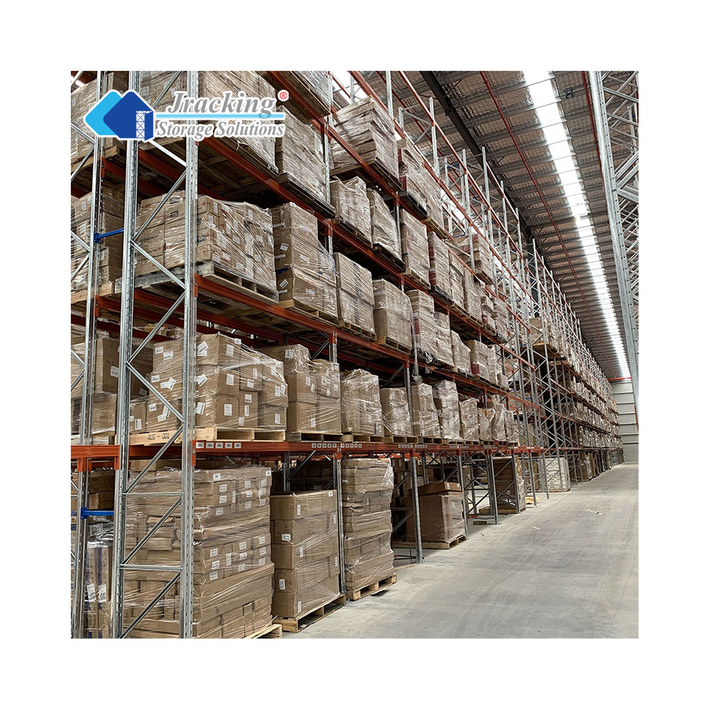 Jracking Adjustable Selective Steel Shelving for Industrial Use Heavy Pallet Rack for Warehouse Storage Steel Metal Iron Rack