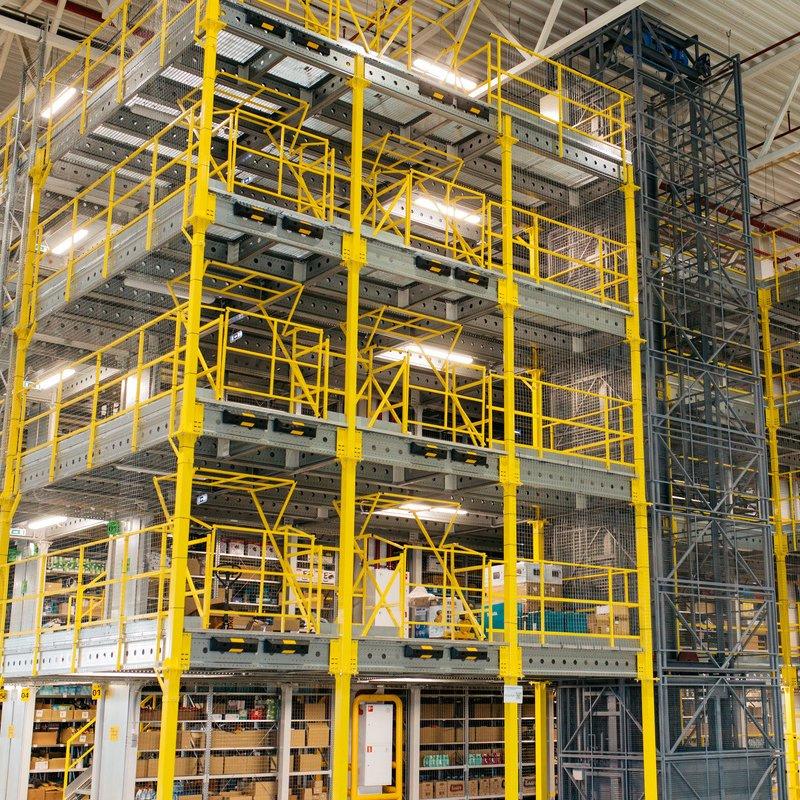 Steel Structure Automated Racking System AS/RS Stereoscopic Warehouse Storage Rack