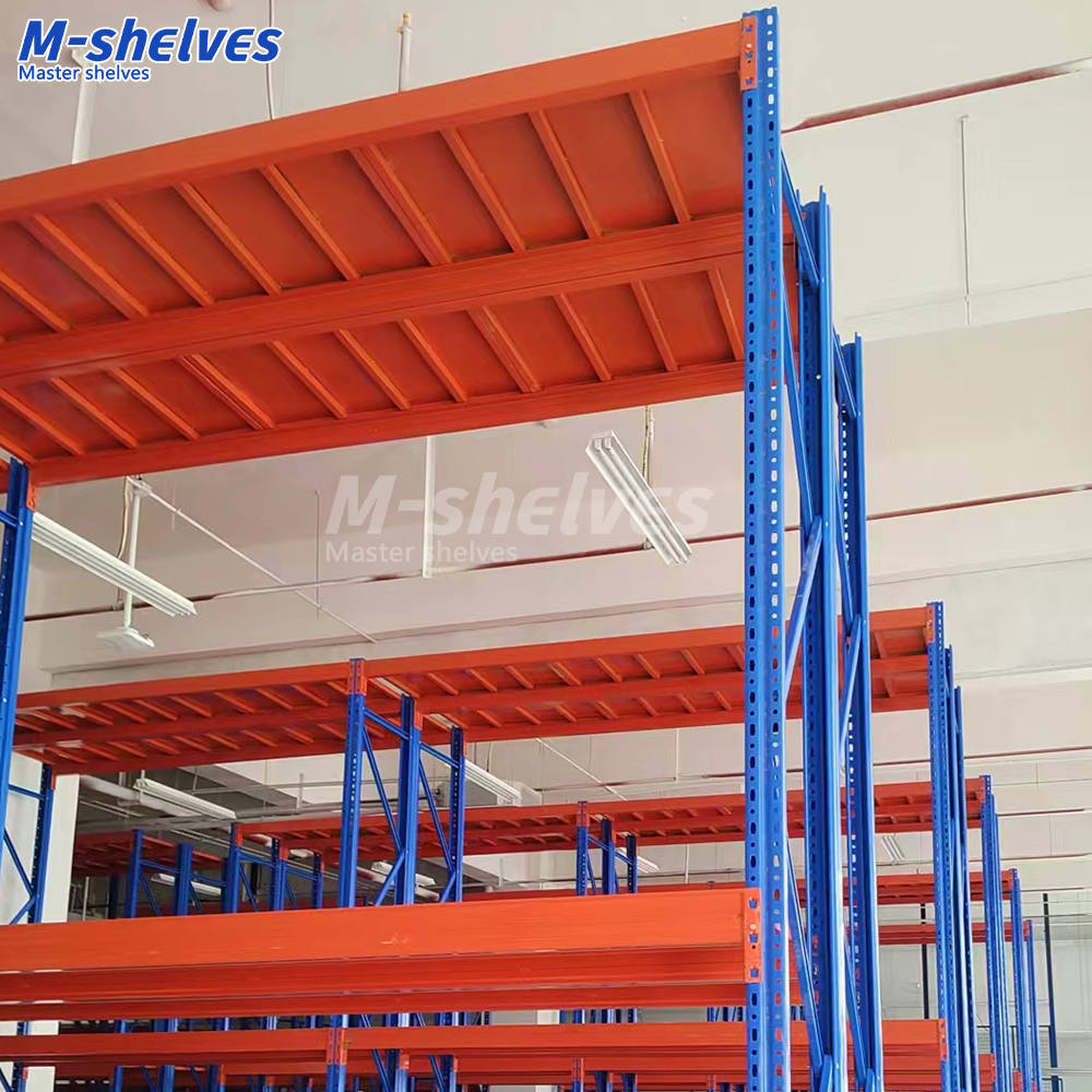 Adjustable Tall Customized Heavy Duty Metal Shelving Steel Racking Iron Storage Stacking Shelves for Garage Warehouse