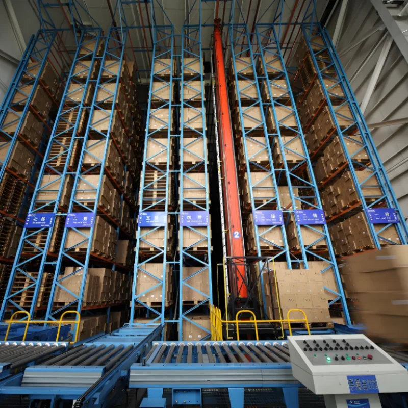 Automated Storage And Retrieval System (ASRS) Steel Adjustable Warehouse Racking System For Logistics Solutions