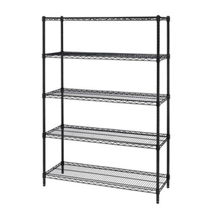 NSF Approved 5 Tier Stainless Steel Wire Shelf Rack