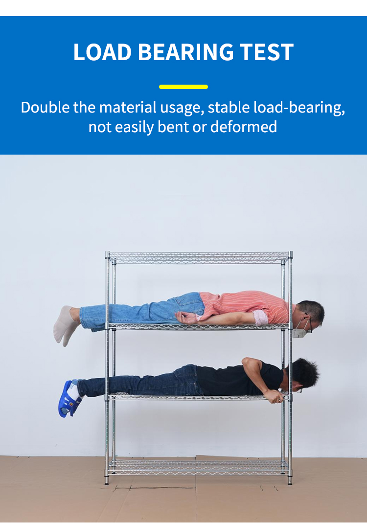 Chrome Wire Shelving,Competitive Price Heavy Duty 4 Tier Steel Warehouse Storage Rack