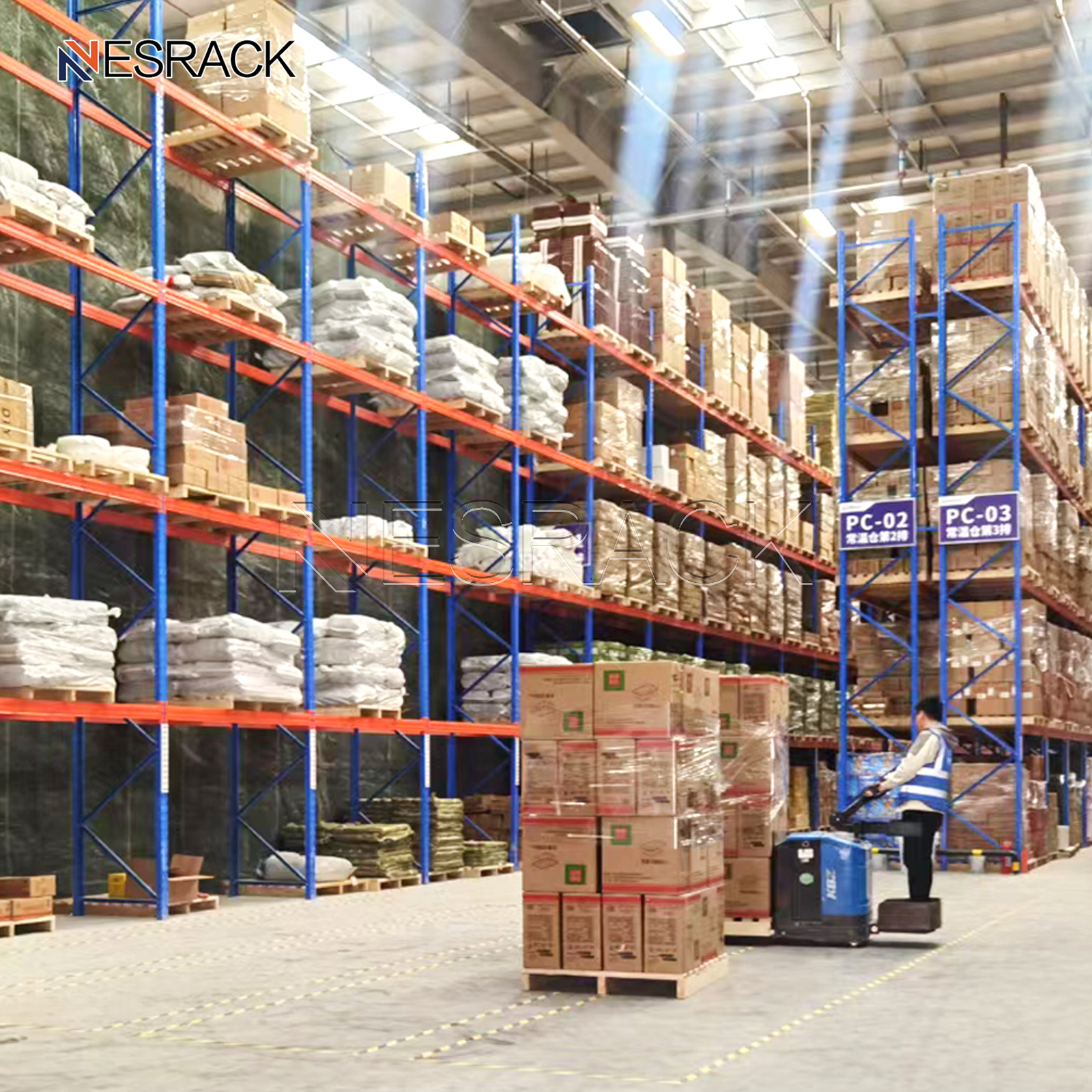 Heavy Duty Pallet Rack Shelving Pallet Racking Dimensions Warehouse Storage Racks Customized Adjustable Steel Q235B Pallet Rack