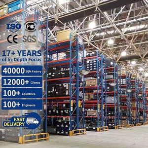 Adjustable Heavy Duty Teardrop Pallet Rack System High Load Capacity