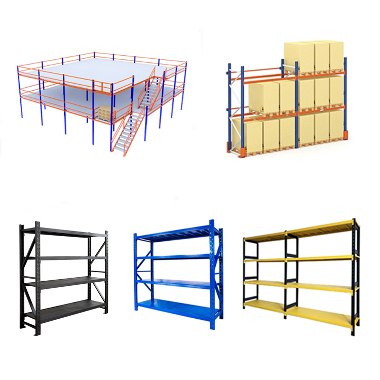 Steel Storage Racks Longspan Shelving for Garage and Warehouse Corrosion Protection Metal Shelving