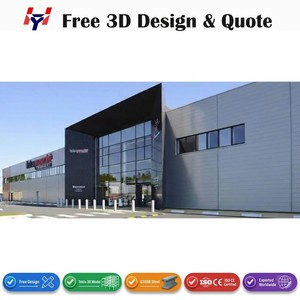 Industrial Steel Warehouse Building Finished Goods Storage Distribution Facility Prefabricated Metal Structure Building