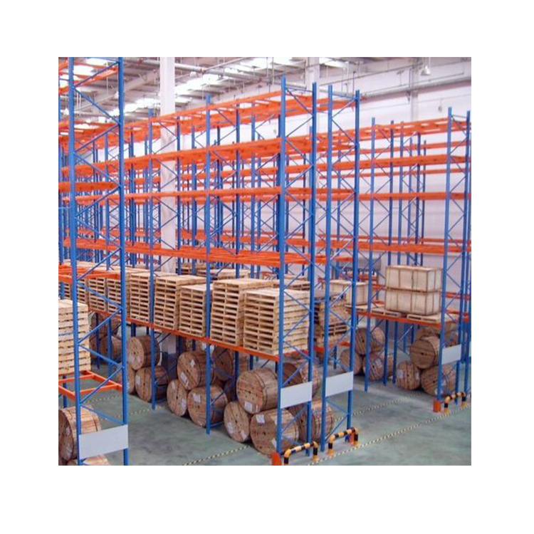 industrial galvanized steel rack heavy duty pallet racking system VNA/double deep high density warehouse storage racks